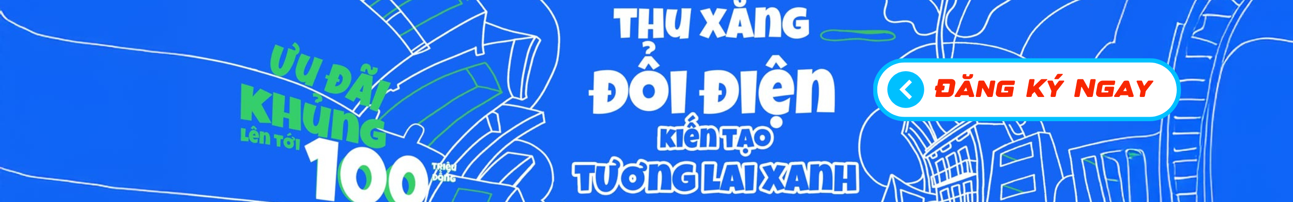 thu xăng đổi điện vinfast